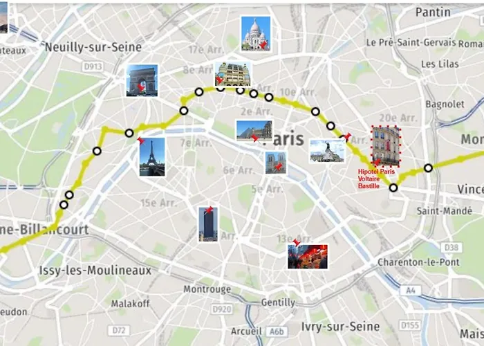 Hipotel Voltaire Bastille Otel
